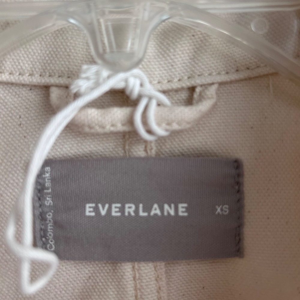 NWOT Everlane Chore Jacket in Bone/Ivory (XS) - Picture 7 of 8
